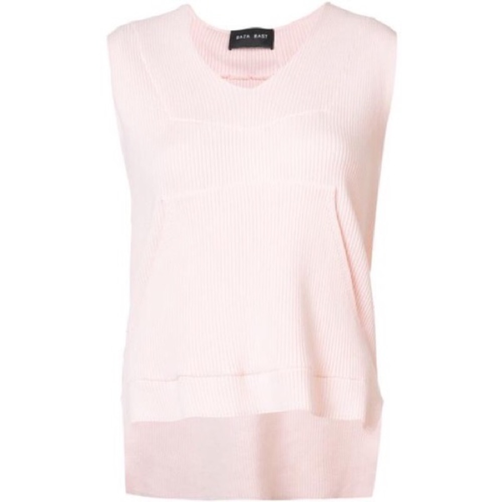 NWT Baja East pale pink hooded top sz 2/L